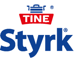 Tine Styrk sin logo i farger