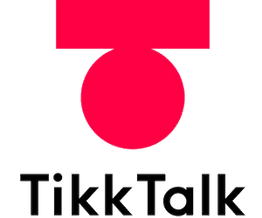 TikkTalk sin logo i farger